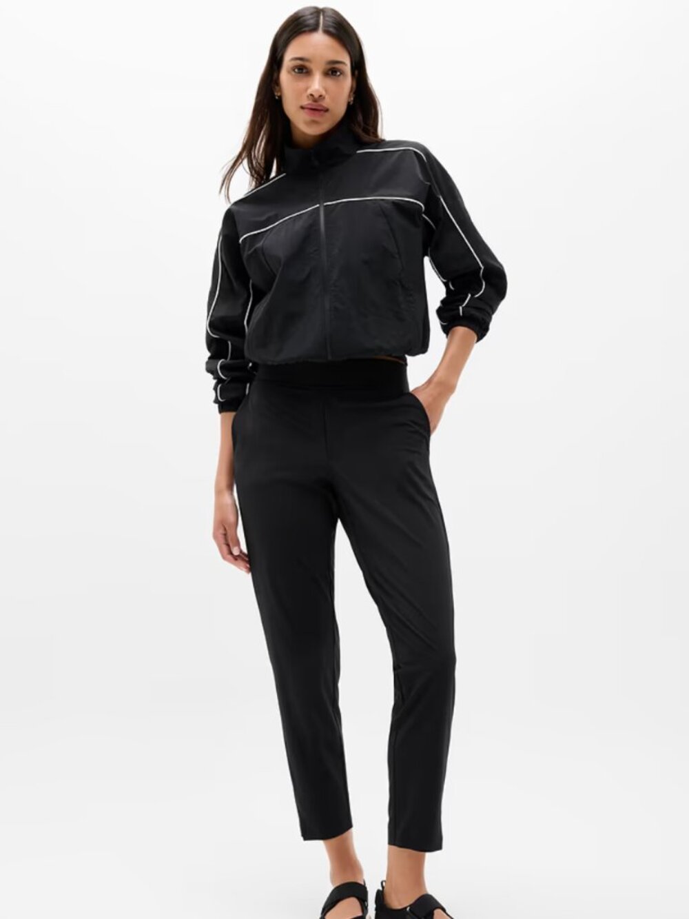 Athleta Black Brooklyn Ankle Slack / pants, Size 14